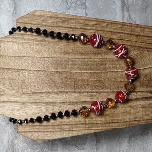 Safari Murano Art Glass Necklace